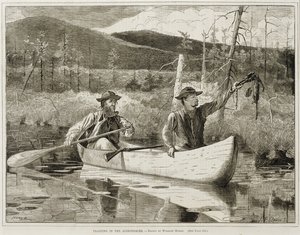 „Uwięzienie w Adirondacks” autorstwa Winslow Homer
