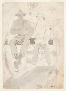 Dwóch mężczyzn w wozie wojskowym autorstwa Winslow Homer