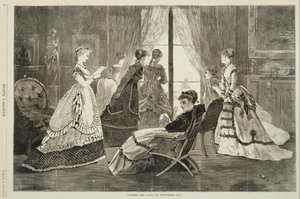 Oczekiwanie na telefony w Nowy Rok autorstwa Winslow Homer