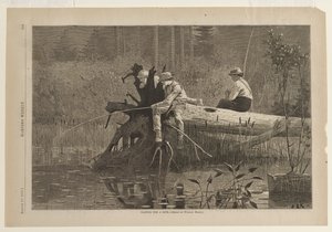 Czekanie na branie autorstwa Winslow Homer