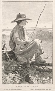 Oglądanie wron, 1868. autorstwa Winslow Homer