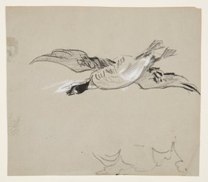 Dzika gęś w locie autorstwa Winslow Homer