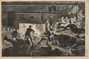 Kwatery zimowe w obozie autorstwa Winslow Homer
