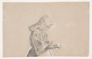 Kobieta w czepku autorstwa Winslow Homer