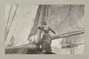 Dziewczyna na jachcie autorstwa Winslow Homer