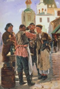 Sprzedawca kwasu chlebowego autorstwa Wladimir Jegorowitsch Makowski
