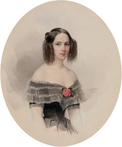 Natalia Pushkina autorstwa Woldemar Hau