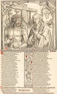 Mąż boleści i Mater Dolorosa autorstwa Wolf Traut