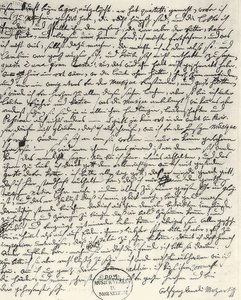 Autograf listu od Mozarta