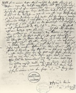 Odręczny list od Wolfganga Amadeusza Mozarta autorstwa Wolfgang Amadeus Mozart