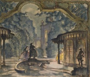 Mozart, Figaro / scena A.Mahnke autorstwa Wolfgang Amadeus Mozart