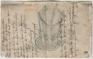 Ośmiostronny puchar wers, 1513.