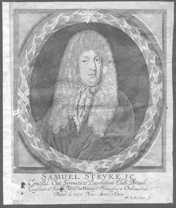 Samuel Stryk autorstwa Wolfgang Philipp Kilian