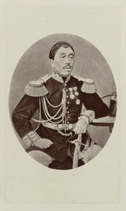 Portret van Mangkoe Negoro IV autorstwa Woodbury and Page