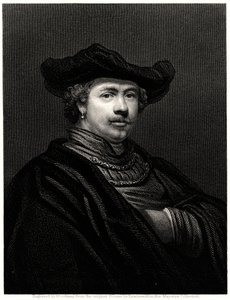 Rembrandt, XIX wiek autorstwa Woodman