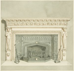 Chimneypiece dawniej w Creswick