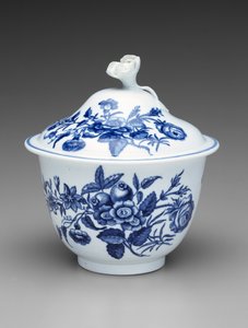 Cukiernica zadaszona, ok. 1760-1780 (miękka porcelana) autorstwa Worcester Porcelain Manufactory