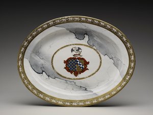 Talerz autorstwa Worcester Porcelain Manufactory