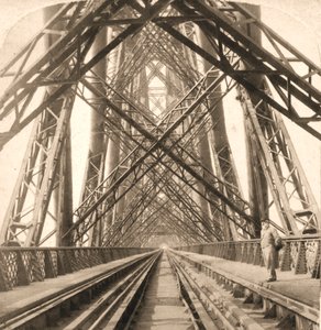 Wielki Most Forth, Szkocja, 1896.