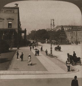 Unter den Linden, Berlin, 1903. autorstwa Works and Sun Sculpture Studios