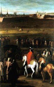 Wielkie bitwy Ludwika XIV: Redukcja Cytadeli Cambrai, 1677. autorstwa Workshop of Adam Frans van der Meulen
