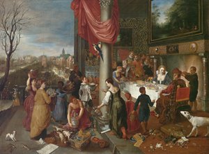 Alegoria zimy autorstwa Workshop of Jan Brueghel the Elder