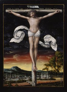 Chrystus na krzyżu autorstwa workshop of Lucas Cranach the Elder