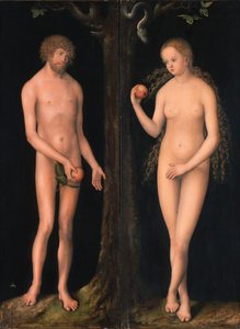Adam i Ewa Adam i Ewa autorstwa workshop of Lucas Cranach the Elder