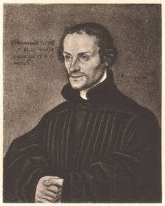 Filip Melanchton (1497-1560) autorstwa workshop of Lucas Cranach the Elder