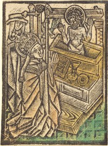Św. Grzegorz autorstwa Workshop of Master of the Aachen Madonna