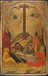 Lamentacja nad zmarłym Chrystusem, 1370-88. autorstwa Workshop of Niccolò di Buonaccorso