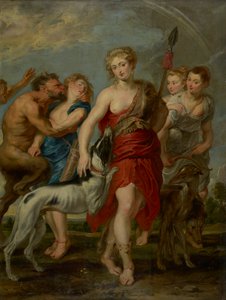 Diana i jej nimfy na polowaniu