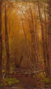 Brzozy z Catskills autorstwa Worthington Whittredge