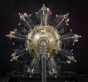 Wright Cyclone P-1, silnik Radial 9, ca. 1925. autorstwa Wright Aeronautical