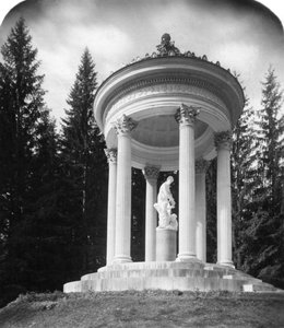 Świątynia Wenus, pałac Linderhof, Bawaria, Niemcy, ok. 1900.