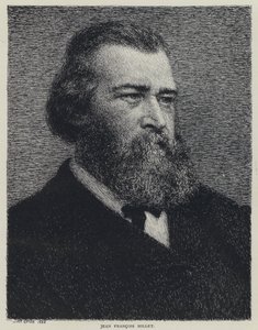 Jean Francois Millet , francuski malarz (lito)