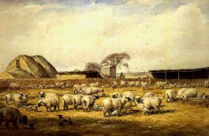 Jagnięce Zagroda, Hungerford autorstwa Wycliffe Egginton