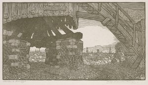 Młyn w Brugii autorstwa Wynand Otto Jan Nieuwenkamp