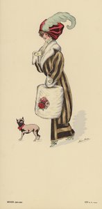 Moda zimowa 1910-1911 autorstwa Xavier Sager