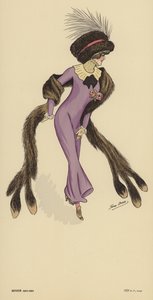 Moda zimowa 1910-1911 autorstwa Xavier Sager