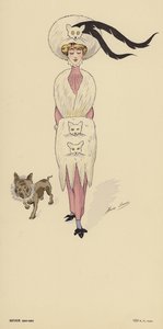 Moda zimowa 1910-1911 autorstwa Xavier Sager