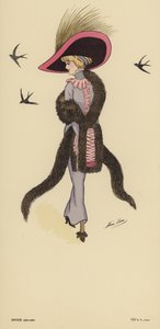 Moda zimowa 1910-1911 autorstwa Xavier Sager