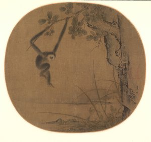 Swinging Gibbon, koniec 1100- 1 kwarta 1200s. autorstwa Xia Gui