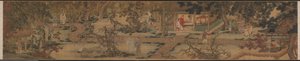 Dziewięciu Starców z Góry Zapachu, 1426-1452. autorstwa Xie Huan