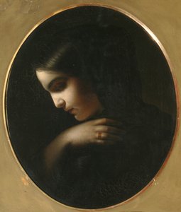 Młoda wdowa, 1850 autorstwa Yakov Fyodorovich Kapkov