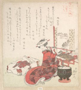 Kurtzana autorstwa Yashima Gakutei