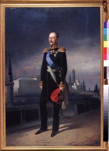 Portret cesarza Mikołaja I autorstwa Yegor (d.1891) Bottman