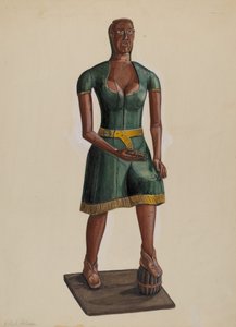 Indyjski sklep z cygarami, 19351942. autorstwa Yolande Delasser