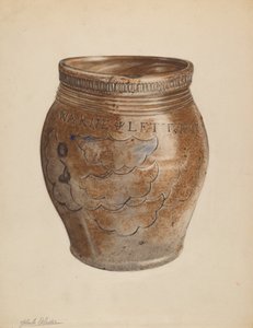 Garnek, ok. 1937. autorstwa Yolande Delasser