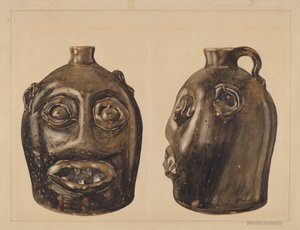 Groteskowy dzban, ok. 1900 r. 1936. autorstwa Yolande Delasser